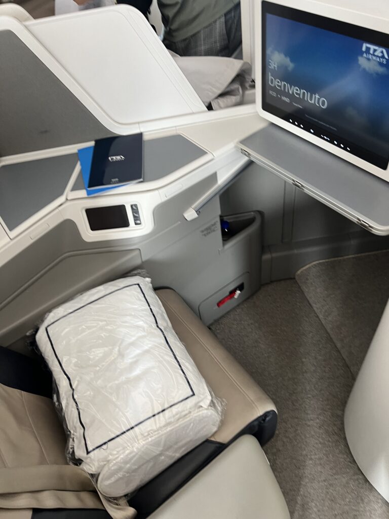 ITA Airways business class seat 2